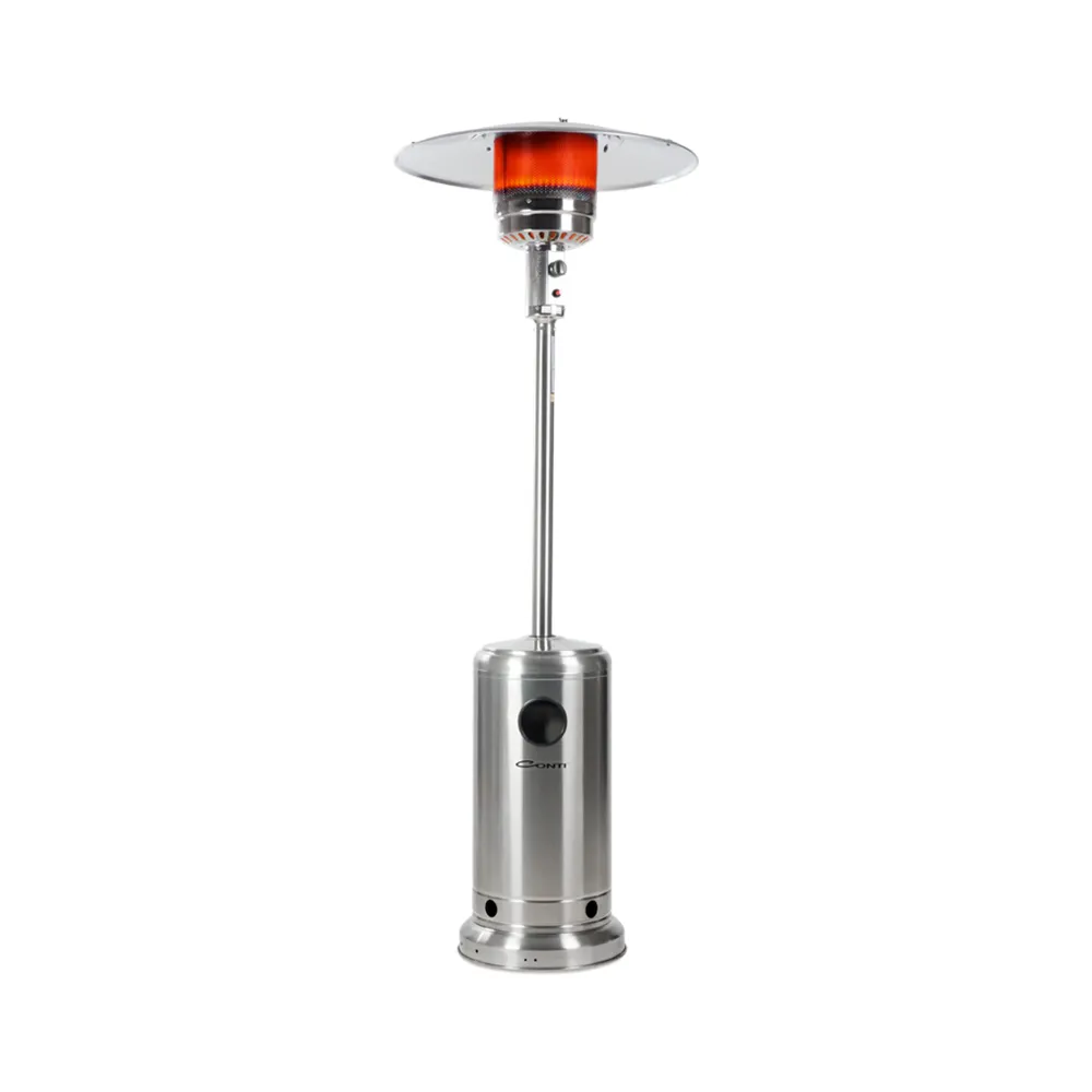 CONTI PATIO GAS HEATER - BLACK MATT