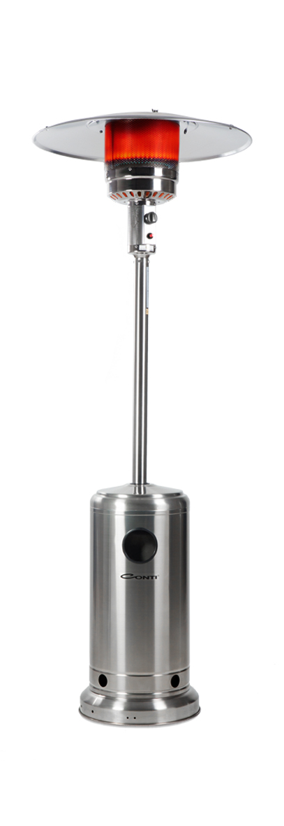 CONTI PATIO GAS HEATER - STAINLESS STEEL