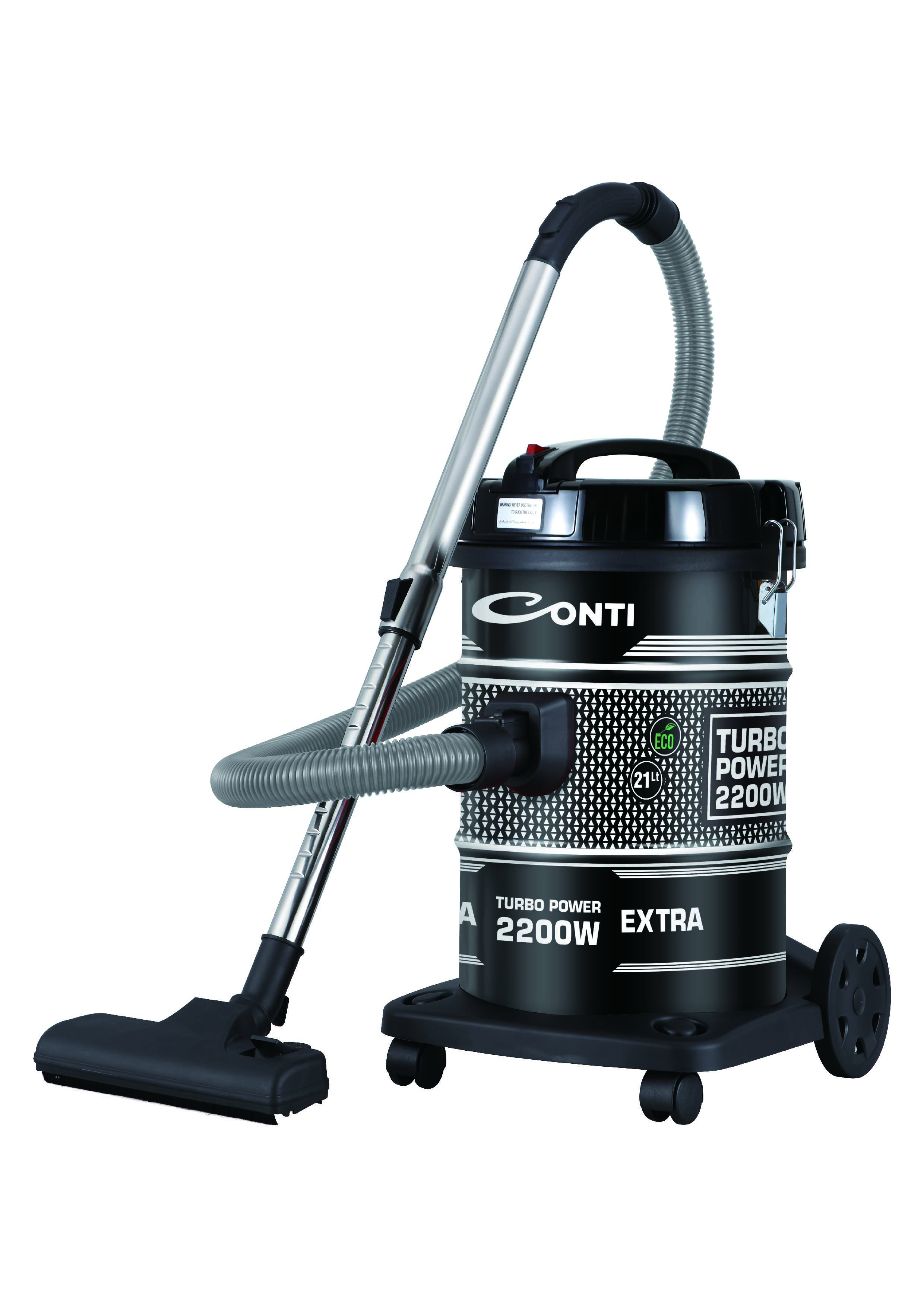 CONTI VACUUM CLEANER - 2200W - METAL DRUM