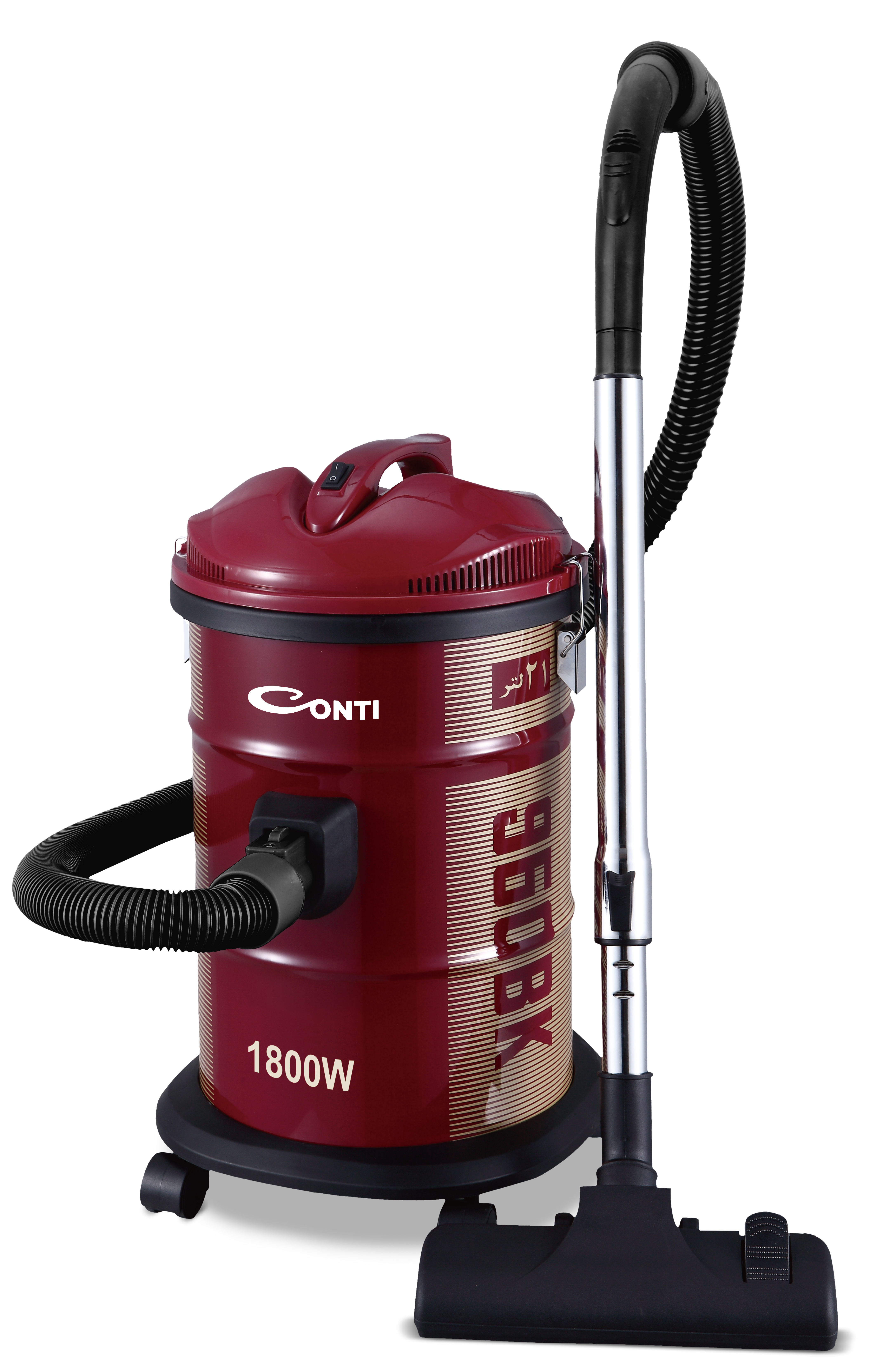 CONTI VACUUM CLEANER - 1800W - METAL DRUM