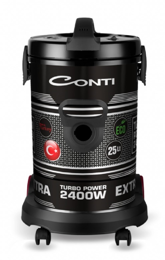 CONTI VACUUM CLEANER - 2400W - METAL DRUM