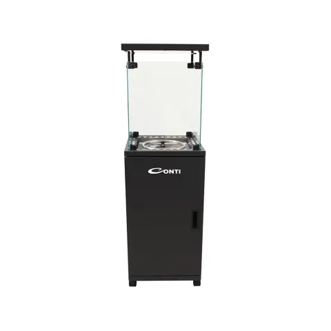 CONTI PATIO GAS HEATER - BLACK MATT