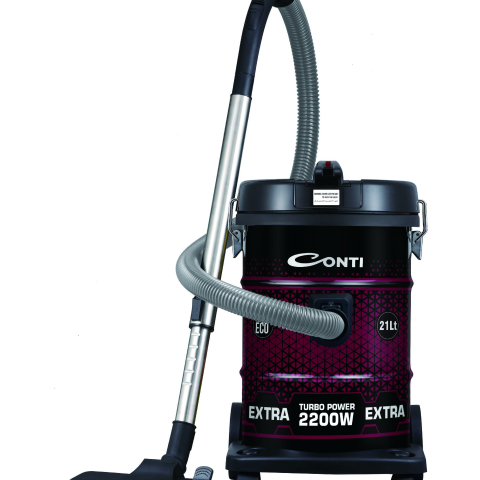 CONTI VACUUM CLEANER - 2200W - METAL DRUM
