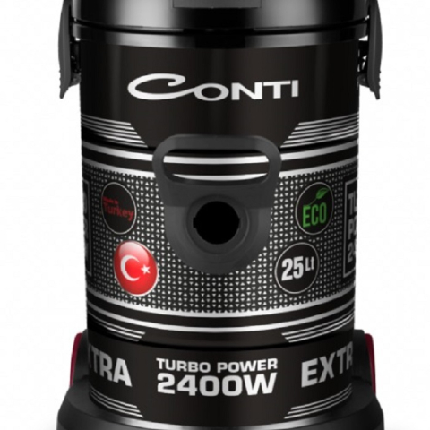 CONTI VACUUM CLEANER - 2400W - METAL DRUM